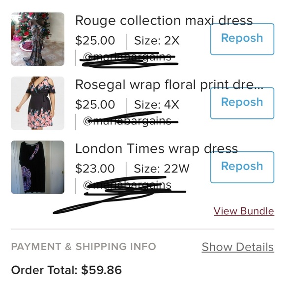 Rosegal  floral print wrapped dress size 4X - Picture 14 of 14